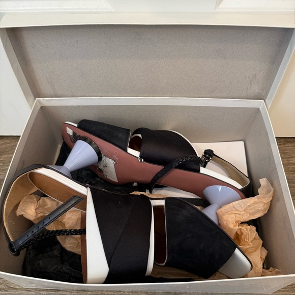 SportsMax by MaxMara Heeled Sandals Size: EU39 US8.5 Summer/ Spring/Party/Events - Picture 12 of 13